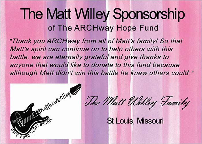 The Matt Willey Sponsorship