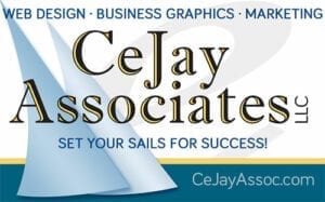 Logo for CeJay Associates Web Design, Business Graphics, Internet Marketing