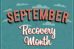 September is recovery month banner