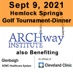 Sept 9, 2021 Hemlock Springs Golf Tournament Logo ARCHway Institute