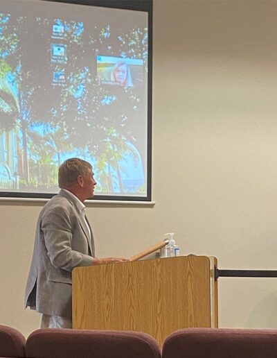 Punta Gorda City Council Proclamation of ARCHway Day, Dan Stuckey presenting ARCHway's area successes