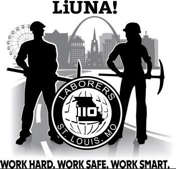LiUNA! Laborers 110 Union of St. Louis logo