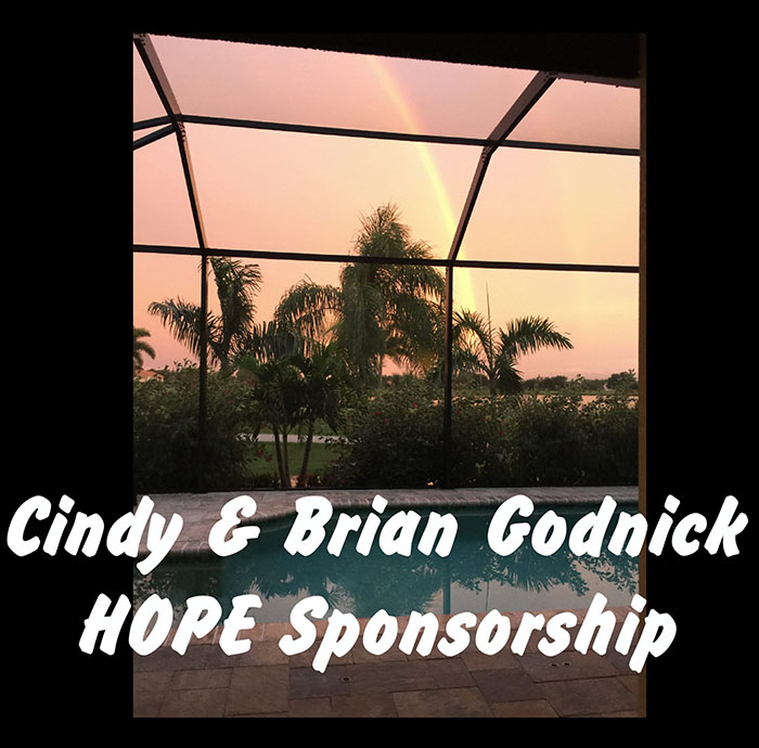 Cindy & Brian Godnick, HOPE fund sponsors