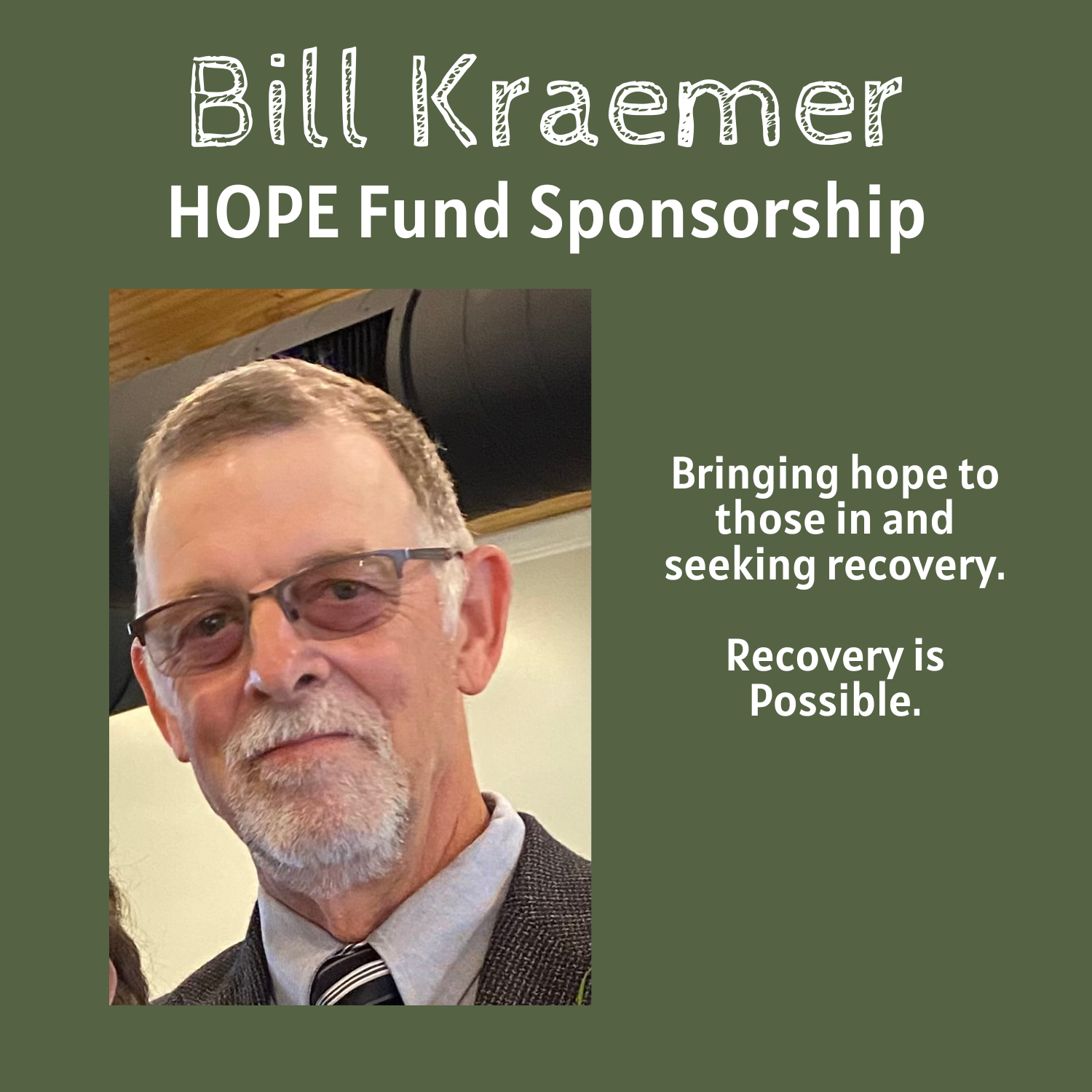 Bill Kraemer, HOPE Fund Sponsorship of Archway Instiute