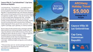 Cayuco Villa 33, "Las Golondrinas" package for 6
